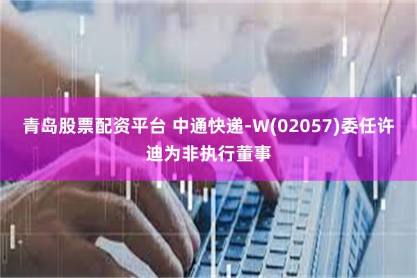 青岛股票配资平台 中通快递-W(02057)委任许迪为非执行董事