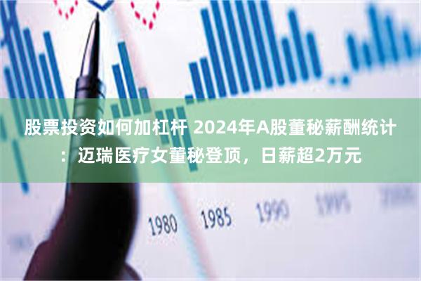 股票投资如何加杠杆 2024年A股董秘薪酬统计：迈瑞医疗女董秘登顶，日薪超2万元