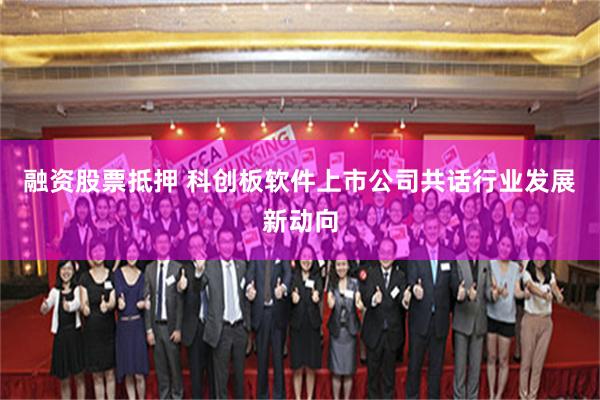 融资股票抵押 科创板软件上市公司共话行业发展新动向